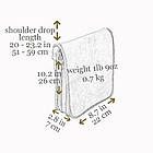 Чоловіча шкіряна сумка через плече місткий месенджер із натуральної шкіри чорна 22*26*7 см, фото 7