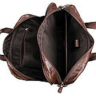 Класичний портфель для чоловіків на два відділення зі шкіри John McDee JD7319C, фото 2