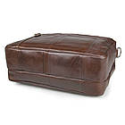 Класичний портфель для чоловіків на два відділення зі шкіри John McDee JD7319C, фото 9