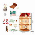 Ігровий будинок для ляльок, флоксових фігурок (аналог Sylvanian Families) арт. A 07, фото 3