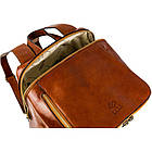 Шкіряний рюкзак — A Bend in the River — Коньячно-коричневий колір — Time Resistance 5237701, фото 8