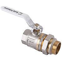 Кран кульовий прямий з американкою Q PROFESSIONAL QP003 PN40 1 1/2″