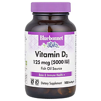 Vitamin D3, 125 mcg (5,000 IU), 100 Softgels