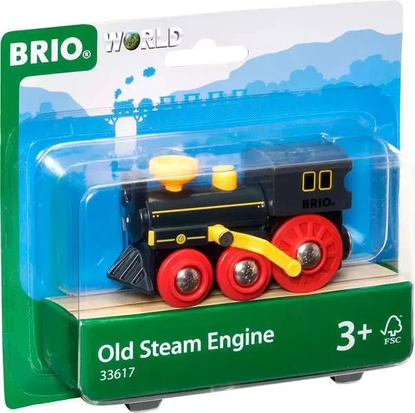 Паровоз для залізниці Brio (BRIO World Old Steam Engine 33617), фото 1