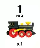 Старовинний паровоз для залізниці Brio (BRIO World Old Steam Engine 33617), фото 4