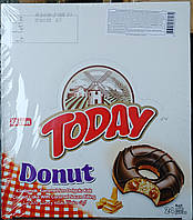 Пончик бісквітний карамельний Today Donut Caramel Elvan 24 штуки 50 г