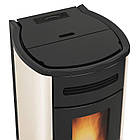 Сучасна пелетна піч для водяного опалення NORDICA Guenda Idro ivory — 16,2 кВт, фото 2