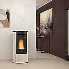 Сучасна пелетна піч для водяного опалення NORDICA Guenda Idro ivory — 16,2 кВт, фото 8