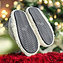 104 Чуні із овчини на гумовій підошві з вишивкою, фото 4