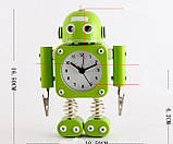 Будильник у вигляді робота червоний — стильний і функціональний аксесуар для вашого ранку, фото 3