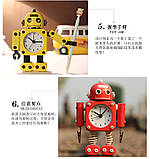 Будильник у вигляді робота червоний — стильний і функціональний аксесуар для вашого ранку, фото 9