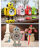 Будильник у вигляді робота червоний — стильний і функціональний аксесуар для вашого ранку, фото 8