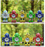 Будильник у вигляді робота червоний — стильний і функціональний аксесуар для вашого ранку, фото 5