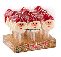 Льодяники на паличці Санта 27 шт, 80 г Рокс