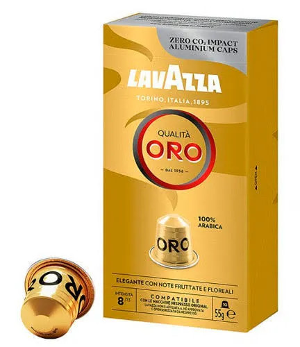 Кава в капсулах 55 g Lavazza NCC ALU Qualita Oro 10 шт., фото 1