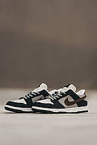 Чоловічі Кросівки Nike SB Dunk Low Grey Black Brown / Найк СБ Данк Низькі Сірі з Чорним та Коричневим, фото 5