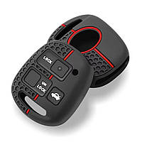 Силіконовий чохол на ключ Toyota 3 кнопки тип1