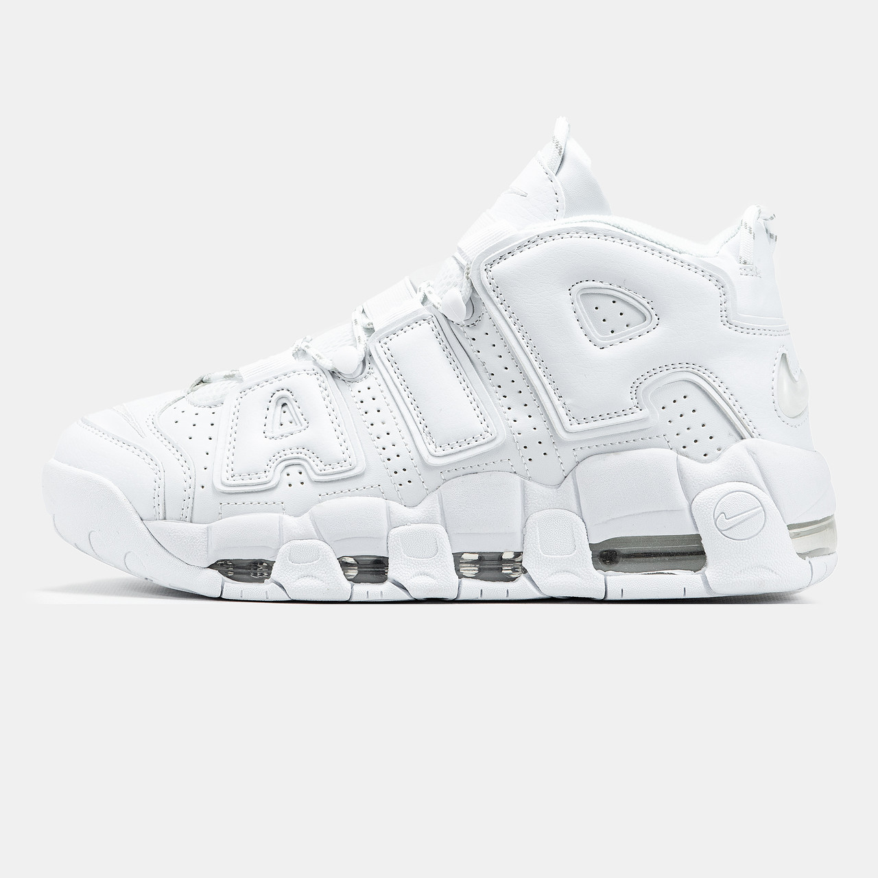 Кросівки Nike Air More Uptempo White / Найк Аїр Мор Аптемпо Білі