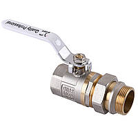 Кран кульовий прямий з американкою Q PROFESSIONAL QP003 PN40 1 1/4″