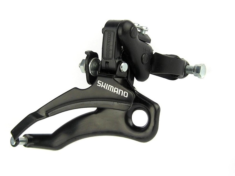 Перемикач велосипедний передній Shimano FD-TZ30 верхня тяга, хомут 28,6 мм, фото 1