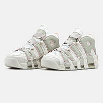 Чоловічі кросівки Nike Air More Uptempo White Grey – Сучасний стиль та комфорт, фото 4