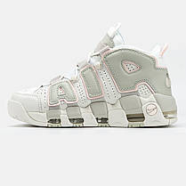Чоловічі кросівки Nike Air More Uptempo White Grey – Сучасний стиль та комфорт, фото 3