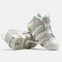Чоловічі кросівки Nike Air More Uptempo White Grey – Сучасний стиль та комфорт, фото 5