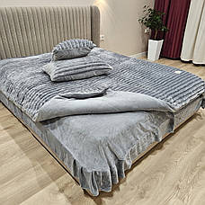 Велюрова постільна білизна Шарпей королівський Півтораспальний, фото 2