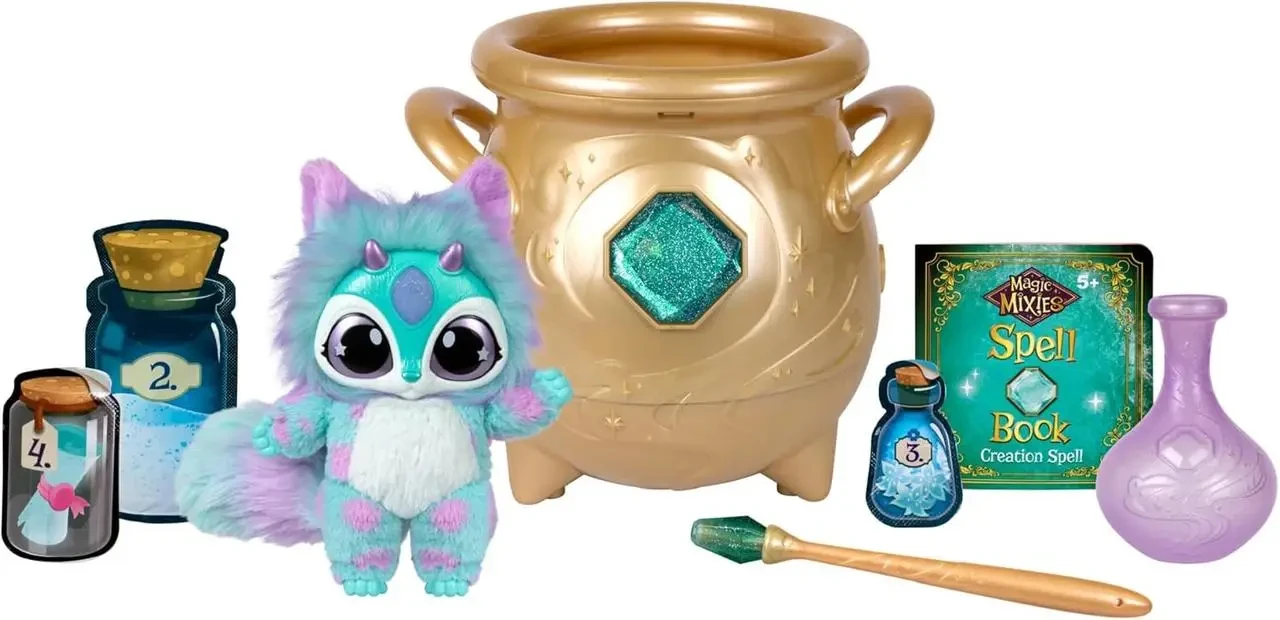 Інтерактивний чарівний кошенял Меджик Мікіс Magic Mixies Magical Misting Cauldron