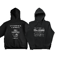 Худі з логотипод "ЦДУ", на флісі, чорний