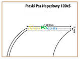 Ремінь плоский (100X3290Lw) для Massey Ferguson | 402608M1, 402608M3 ALPHA-BELTS, фото 7