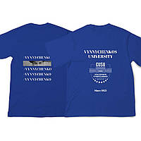 Футболка з друком "ЦДУ", чорний