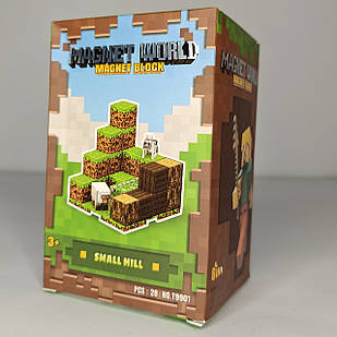 Дитячий Магнітний конструктор кубики Minecraft 28 штук із магнітних блоків, конструктор на магнітах із кубиків