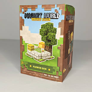 Дитячий Магнітний конструктор кубики Minecraft 32 штук із магнітних блоків, конструктор на магнітах із кубиків