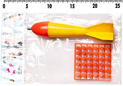 Дитячий дартс 401 в комплекті:36 пістонів великих однозарядних з одним пострілом кожен, р-р ірушки