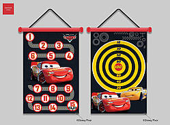 Дитячий дартс LD1125 магнітний, Тачки, в коробці 17", розчин упаковки - 50.5 * 7 * 7 см, розчин іграшки - 49.