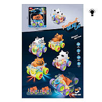 Перевертиш іграшкова машинка арт. 56789W батар., 4види, світ.