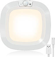 Світильник із датчиком руху світлодіодний USB, перезаряджуваний акумуляторний світильник із 3 режимами