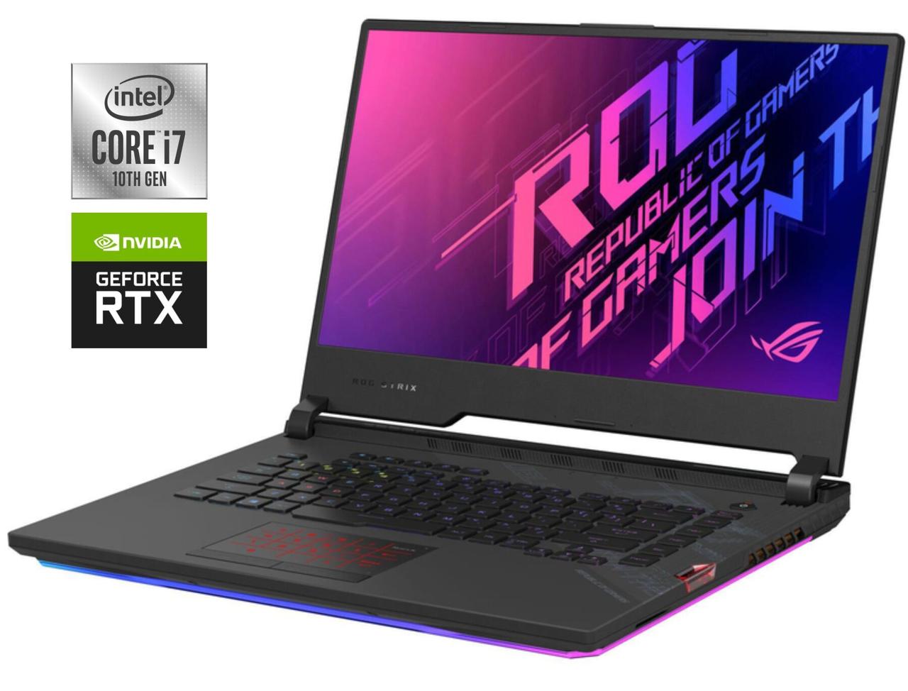 Ігровий ноутбук Б-клас Asus ROG Strix SCAR 15 G532LV/ 15.6" 1920x1080/ i7-10875H/ 16GB RAM/ 512GB SSD NVMe/ RTX 2060 6GB