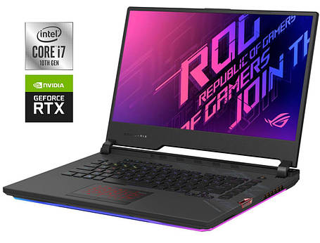 Ігровий ноутбук Б-клас Asus ROG Strix SCAR 15 G532LV/ 15.6" 1920x1080/ i7-10875H/ 16GB RAM/ 512GB SSD NVMe/ RTX 2060 6GB, фото 1