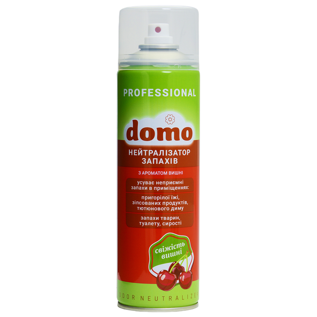 DOMO аерозоль-нейтралізатор повітря 500мл з ароматом Вишні