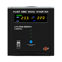 ДБЖ LogicPower LPY-PSW-2500VA+ (1800Вт) 10A/20A з правильною синусоїдою 24V
