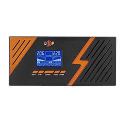 ДБЖ з правильною синусоїдою 12V LPM-PSW-1500VA (1050Вт) Black
