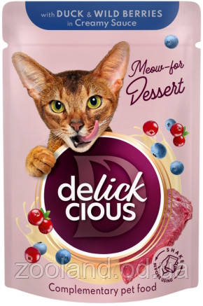 Delickcious Пластівці з качкою та лісовими ягодами в вершковому соусі, 1 шт.