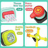 Розвивальна іграшка конструктор — бізіборд арт. HE 8082, фото 2