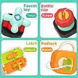 Розвивальна іграшка конструктор — бізіборд арт. HE 8082, фото 4