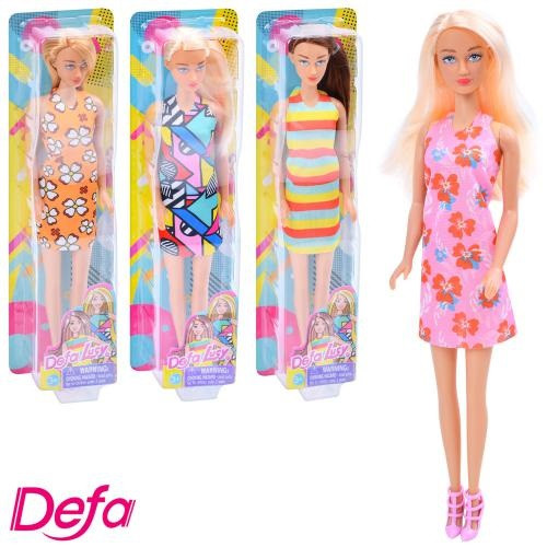 DEFA Лялька 8509 29см 4 види на листі 8 5-30 5-4 5см