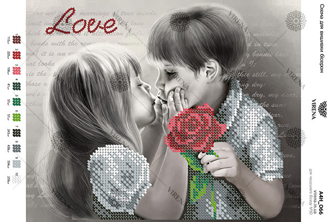 Схема для вишивки бісером А4Н-066 (А4Н-066), фото 1