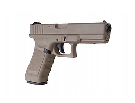 Страйкбольний пістолет Cyma Glock 18C Mosfet Edition AEP CM.030S - TAN (без АКБ)[CYMA] (для страйкболу), фото 4