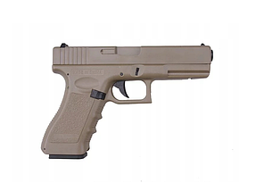 Страйкбольний пістолет Cyma Glock 18C Mosfet Edition AEP CM.030S - TAN (без АКБ)[CYMA] (для страйкболу), фото 5